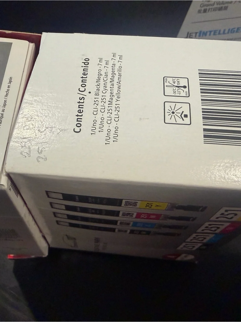 Canon PGI-250XL Black High Yield and CLI-251 B/C/M/Y Black & Color